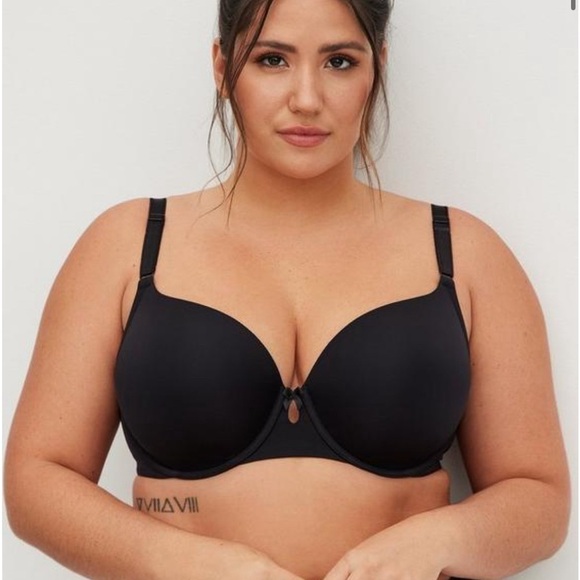 Torrid Feel The Fit Perfect T-Shirt Bra Black 46DDD underwire - Picture 1 of 5